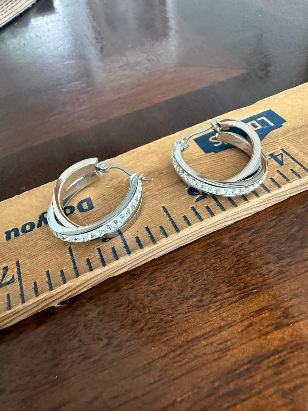 New No Tag Stainless Steel Hoop Earrings